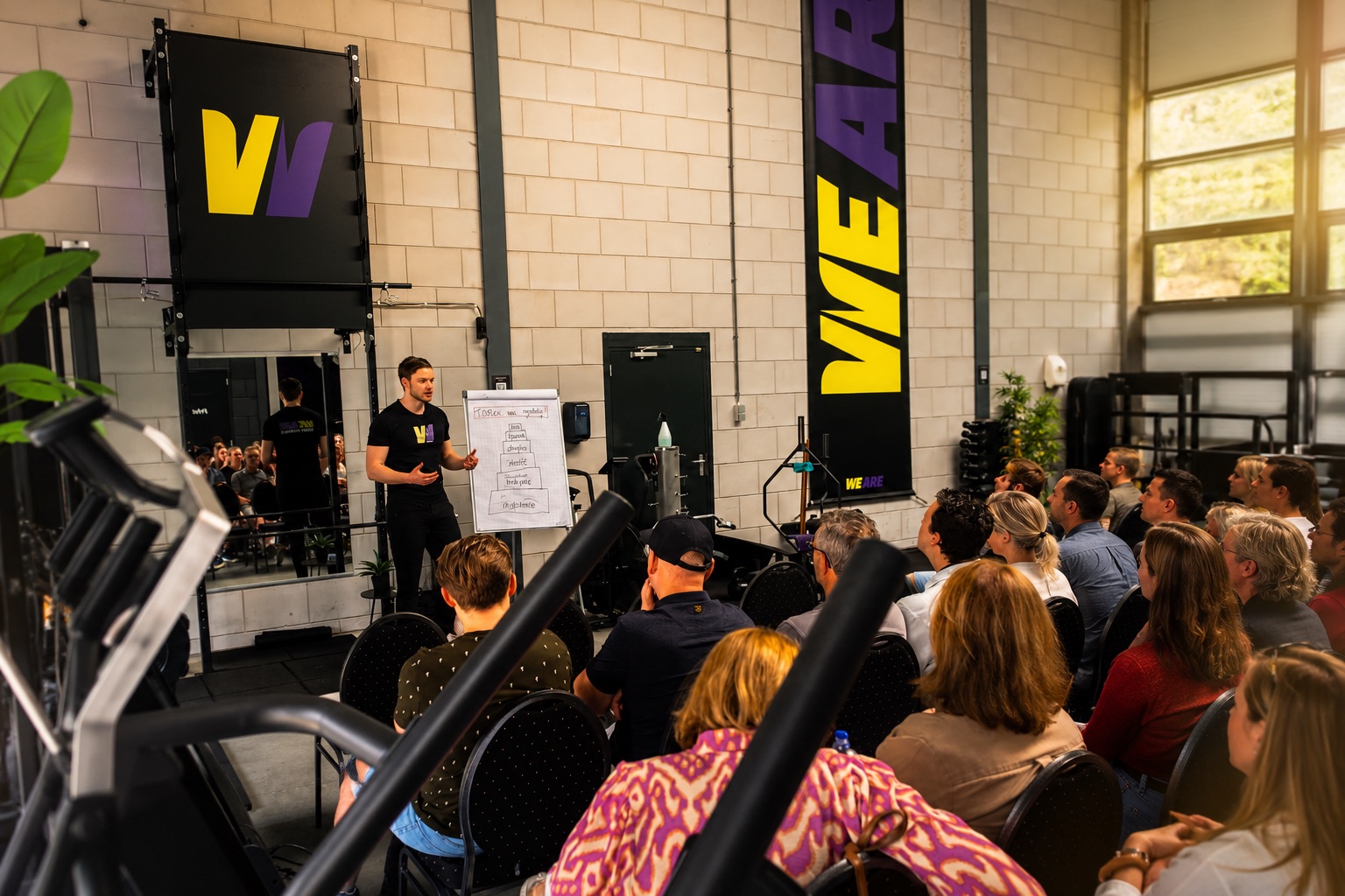 Volle zaal tijdens de WE ARE Masterclass in Schijndel